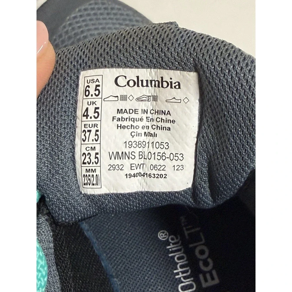 Columbia‎ Trailstorm Shoes Womens Size 6.5 Waterproof Hiking Trail Lightweight